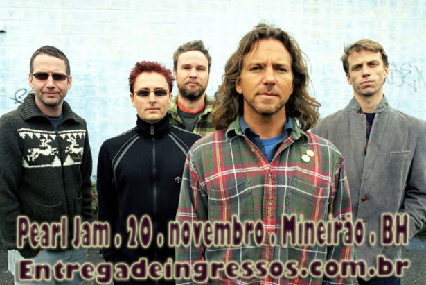 Pear Jam dia 20/11/2015 Mineirão - Reserve ingressos