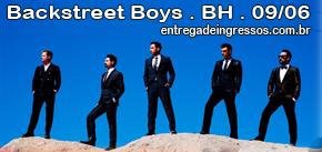 Backstreet Boys  dia 09 de junho 2015 no Chevrolet Hall - entreaga de ingressos 31 3373 8589