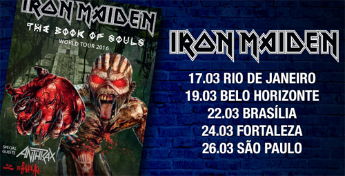 Vendas ingressos especiais Iron Maiden BH - Encomende seu ingressos - 31 3373 8589 / 31 8802 5445