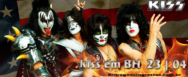 kiss no Mineirinho BH - Entrega de ingressos